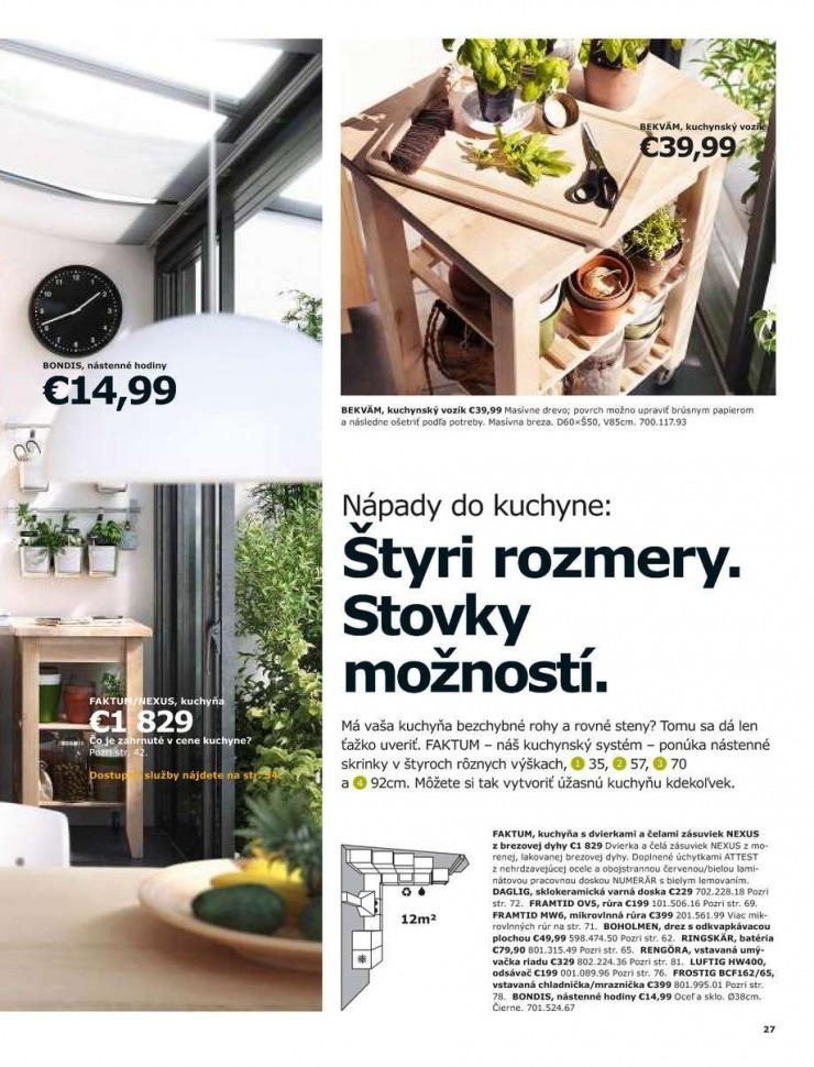 letk Kuchyne a spotrebie Ikea strana 27