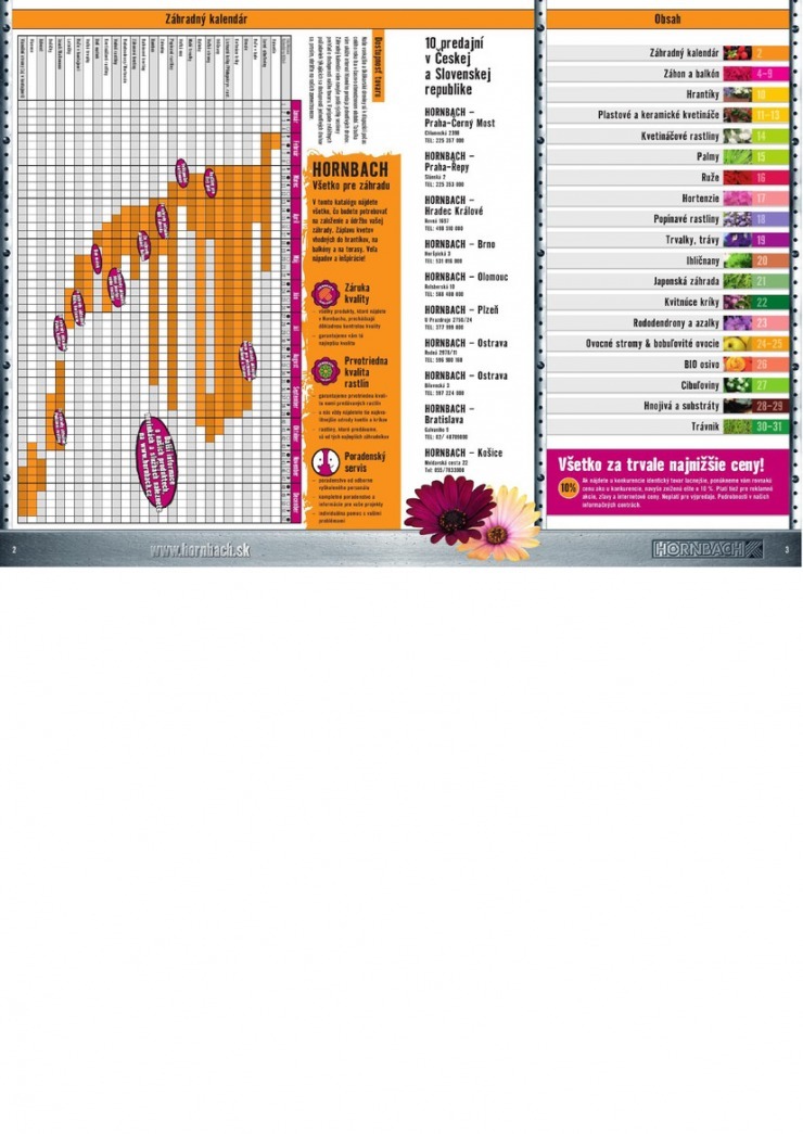 letk HORNBACH zhradn katalg strana 2