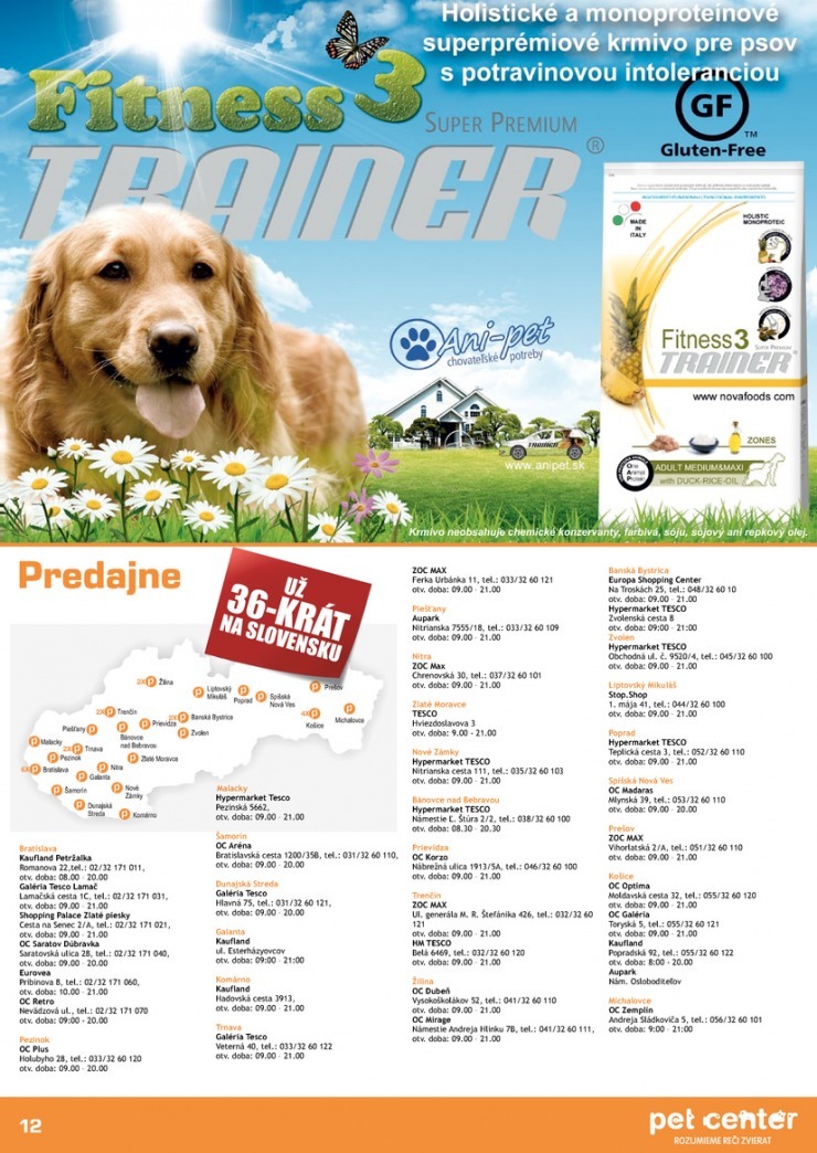 letk Pet Center Koice letk strana 12