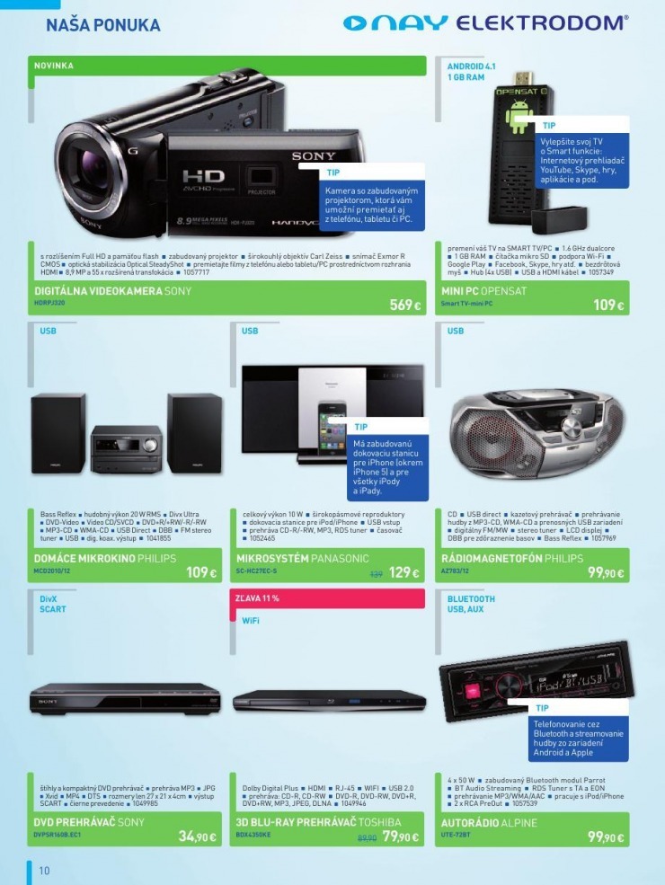 letk NAY Elektrodom mimoriadn ponuka strana 10