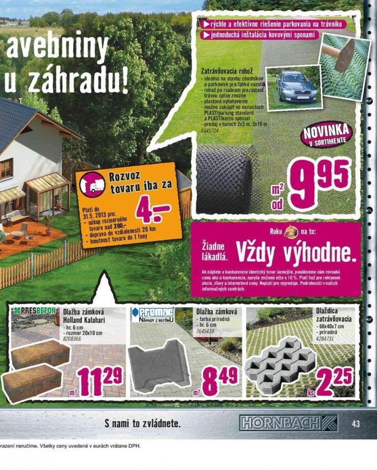 letk aktulny katalg HORNBACH strana 43