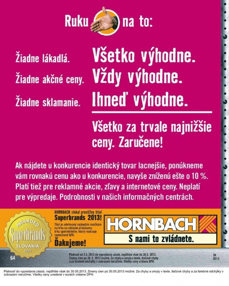 letk HORNBACH akciov letk strana 64