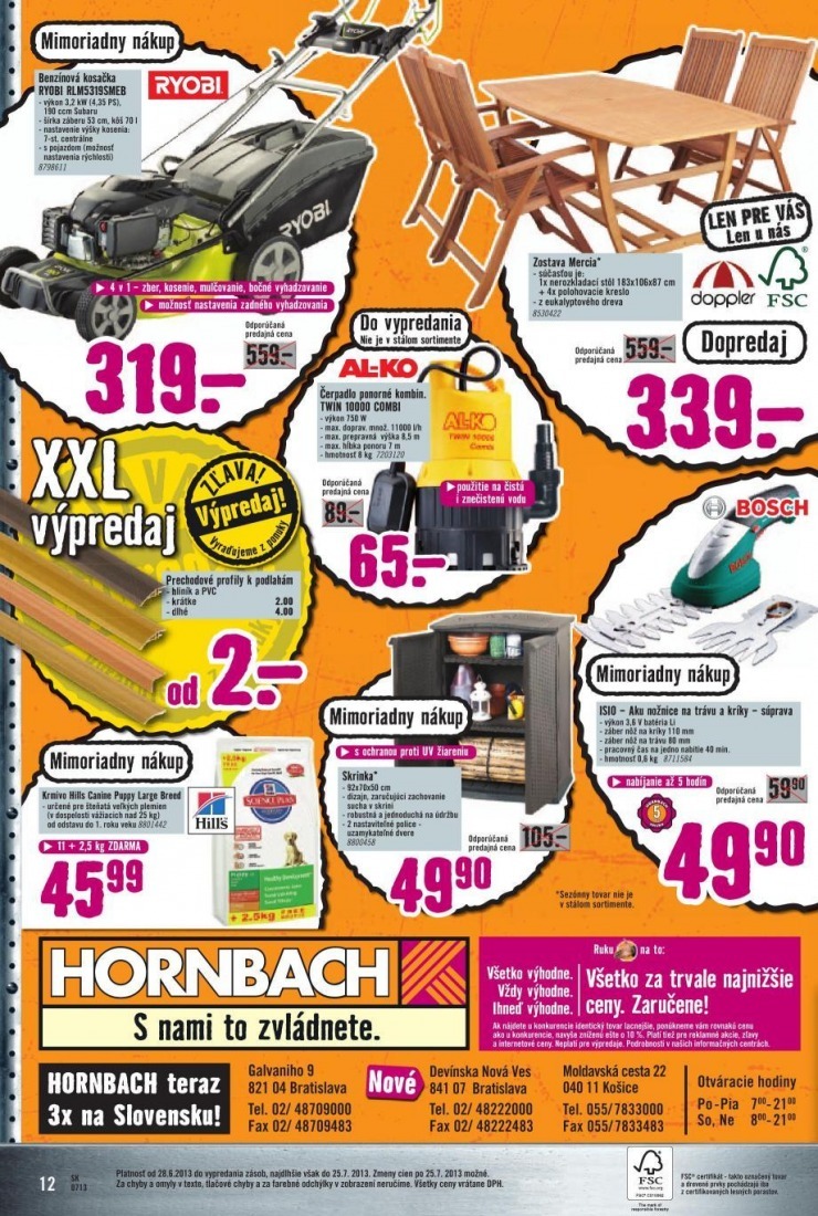 letk HORNBACH akn katalg strana 12