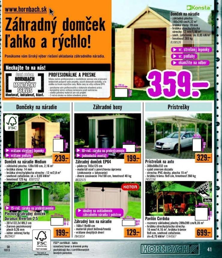 letk akn katalg HORNBACH strana 41