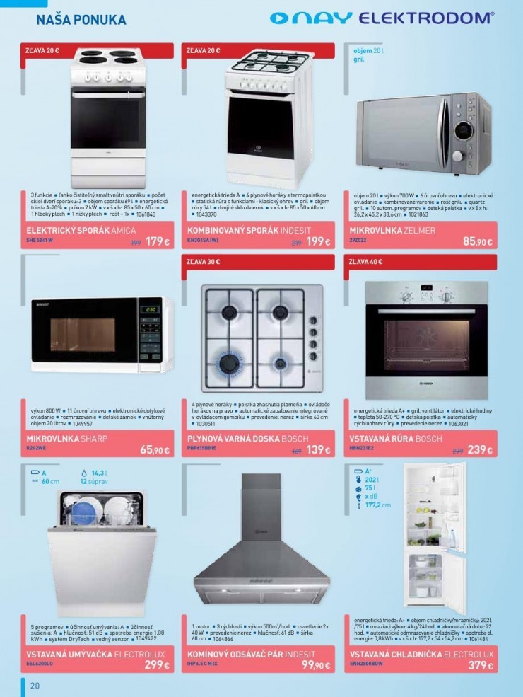 letk NAY Elektrodom letk - TOP novinky strana 20