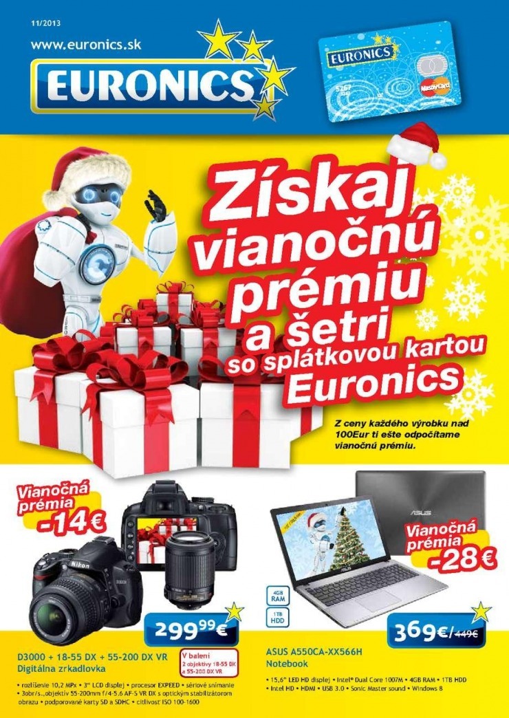 letk Euronics ponuka - Vianon prmie strana 1