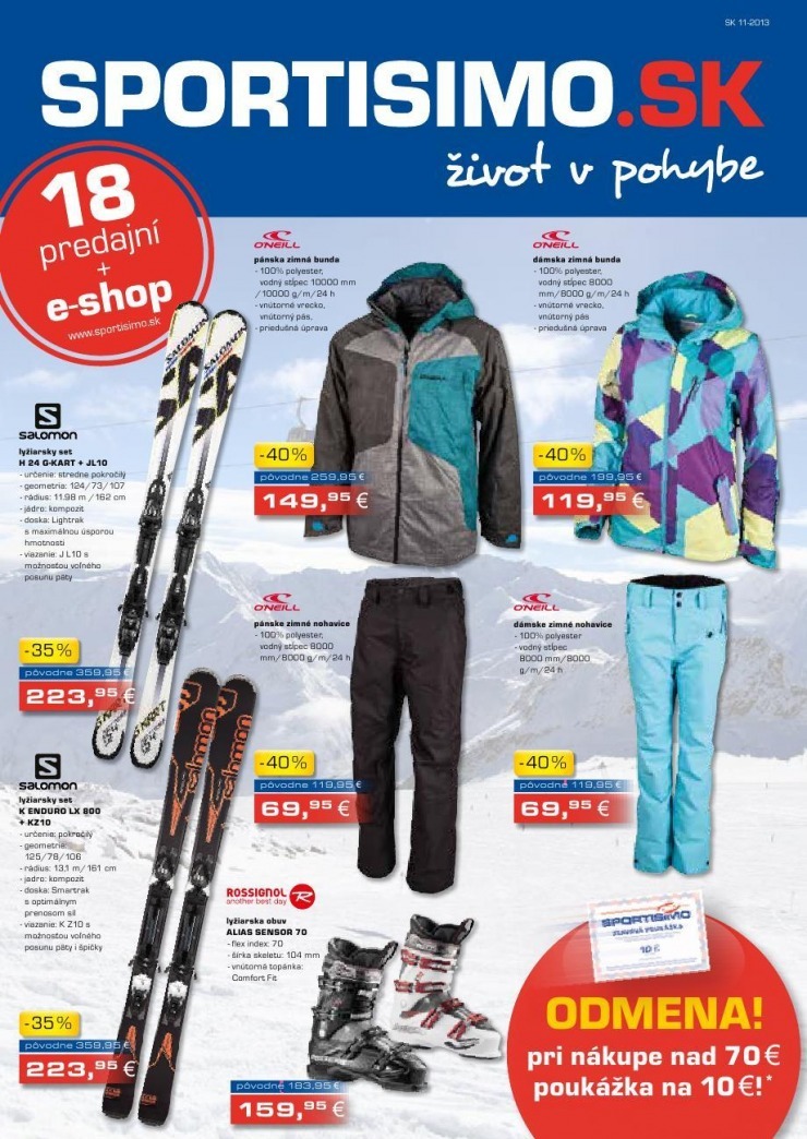 letk Sportisimo extra ponuka strana 1