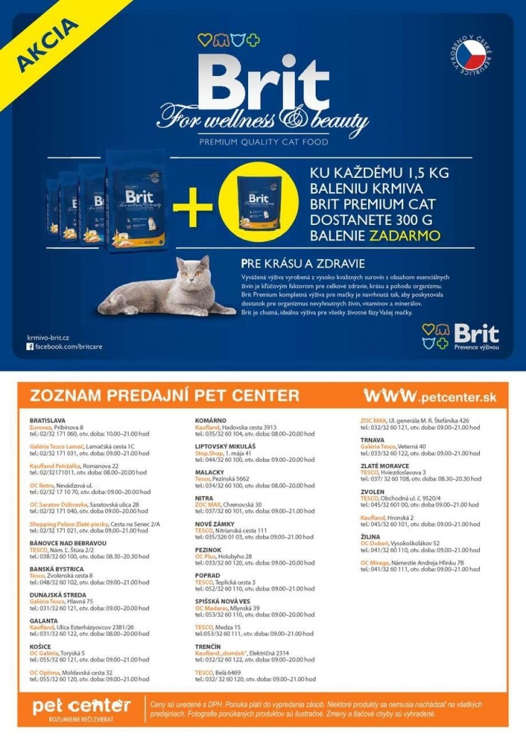 letk Pet Center akciov letk strana 12