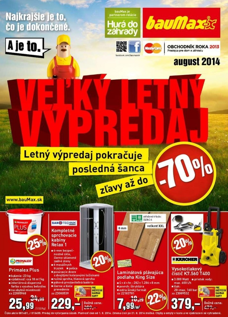 letk bauMax letk - vek letn vypredaj strana 1