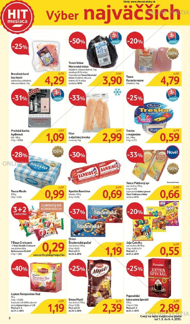 letk aktuln Tesco letk strana 2