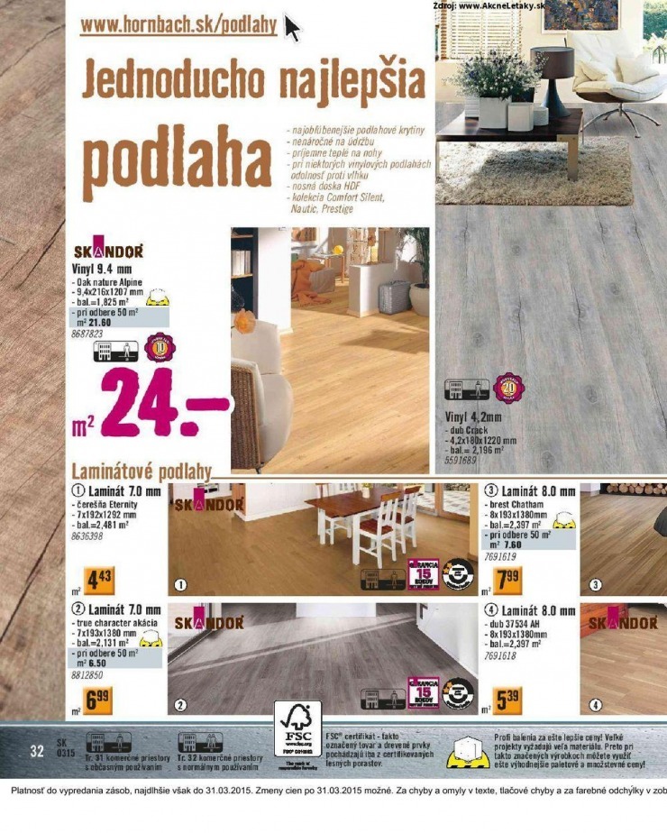 letk HORNBACH akciov letk strana 32