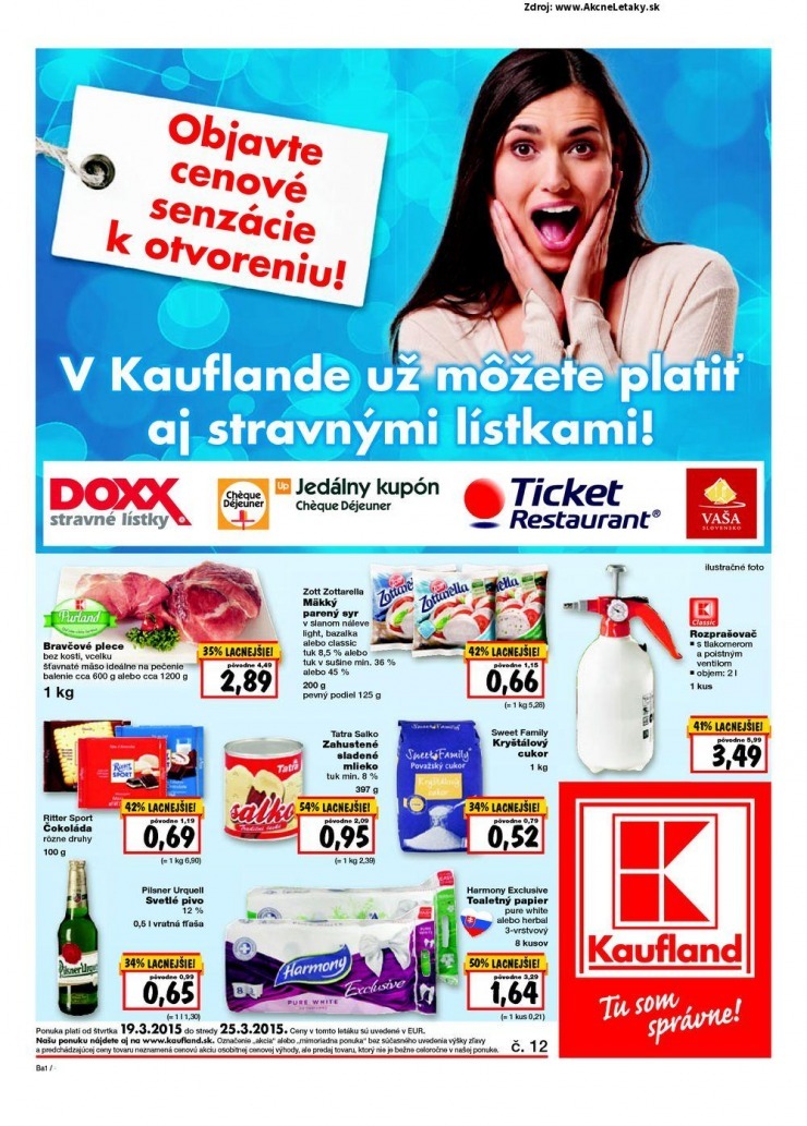 letk aktulny letk Kaufland - Bratislava strana 1