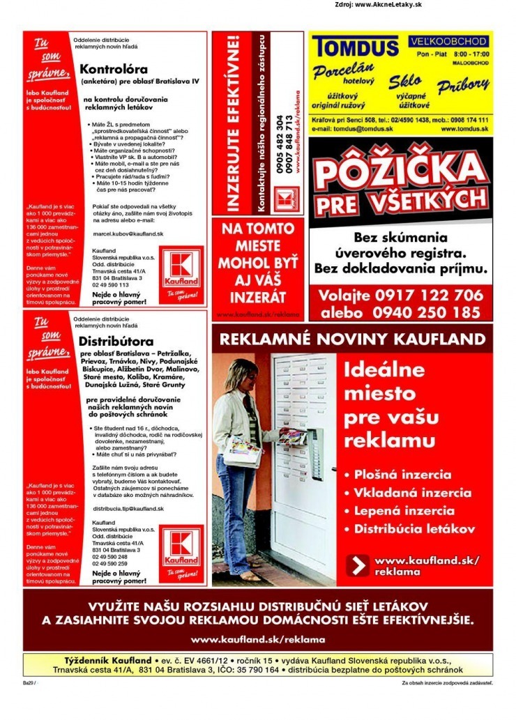 letk aktulny letk Kaufland - Bratislava strana 29