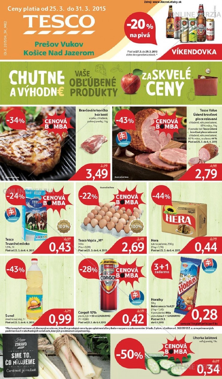 letk Tesco akciov letk - Preov strana 1