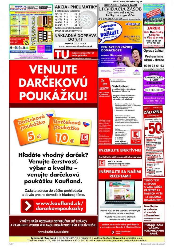 letk pecilna ponuka Kaufland - Koice strana 31