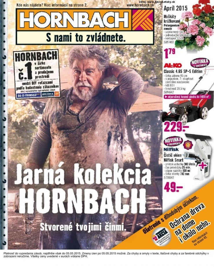 letk letk HORNBACH - Jarn kolekcia strana 1